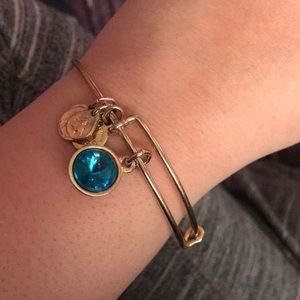 Alex & Ani December Birthstone Gold Bracelet
